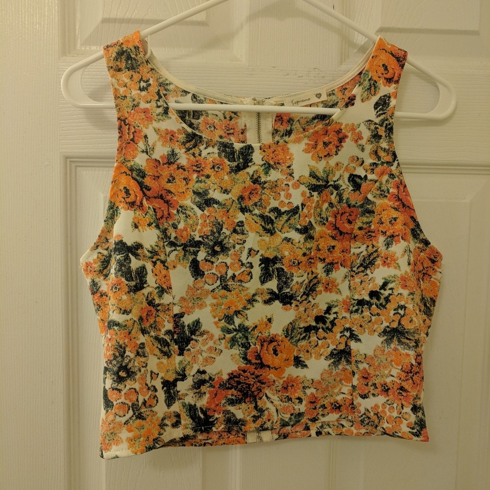 Floral Crop Top